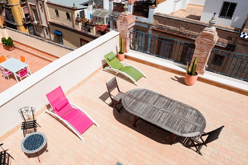 Appartement et terrasse - CLIC - IH Sevilla